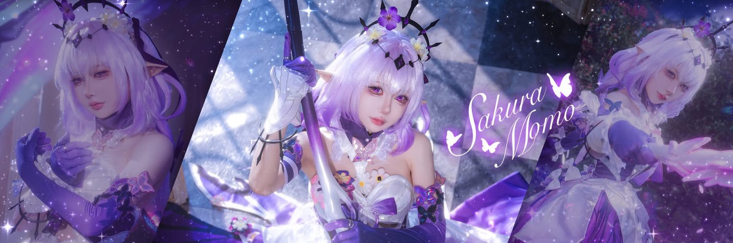sakuramomo🍑紫玥桃🍑's banner