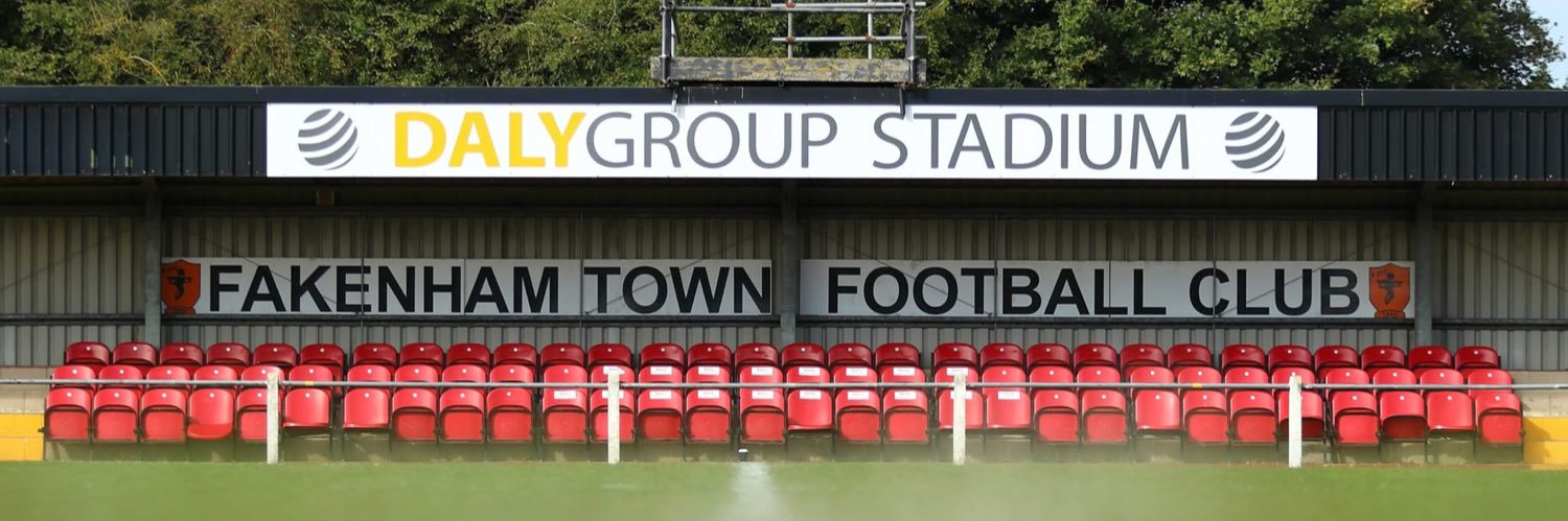 Fakenham Town FC's banner