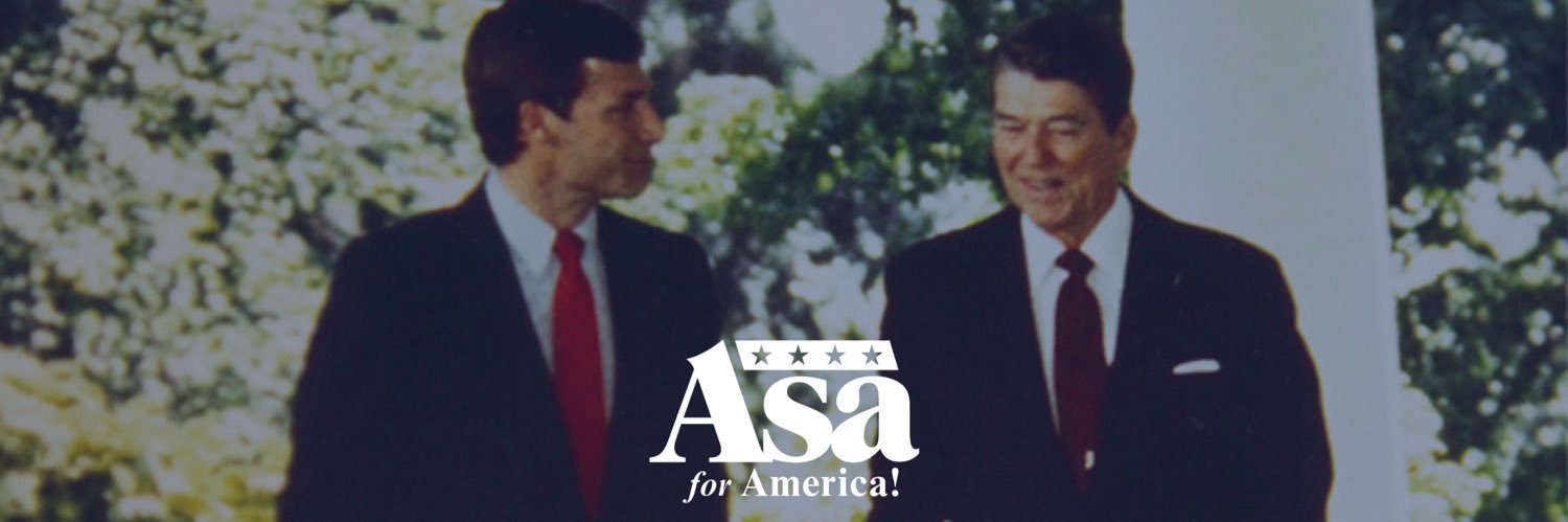 Gov. Asa Hutchinson's banner