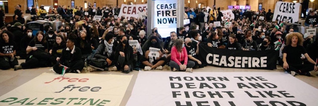 Jewish Voice for Peace Philly's banner