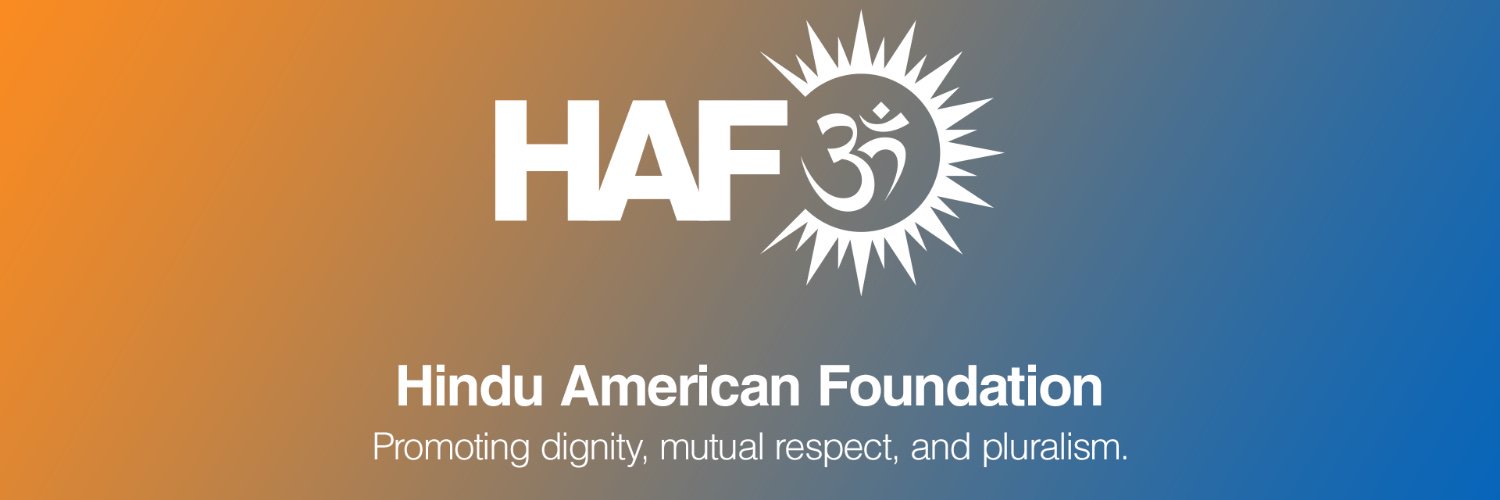 Hindu American Foundation's banner