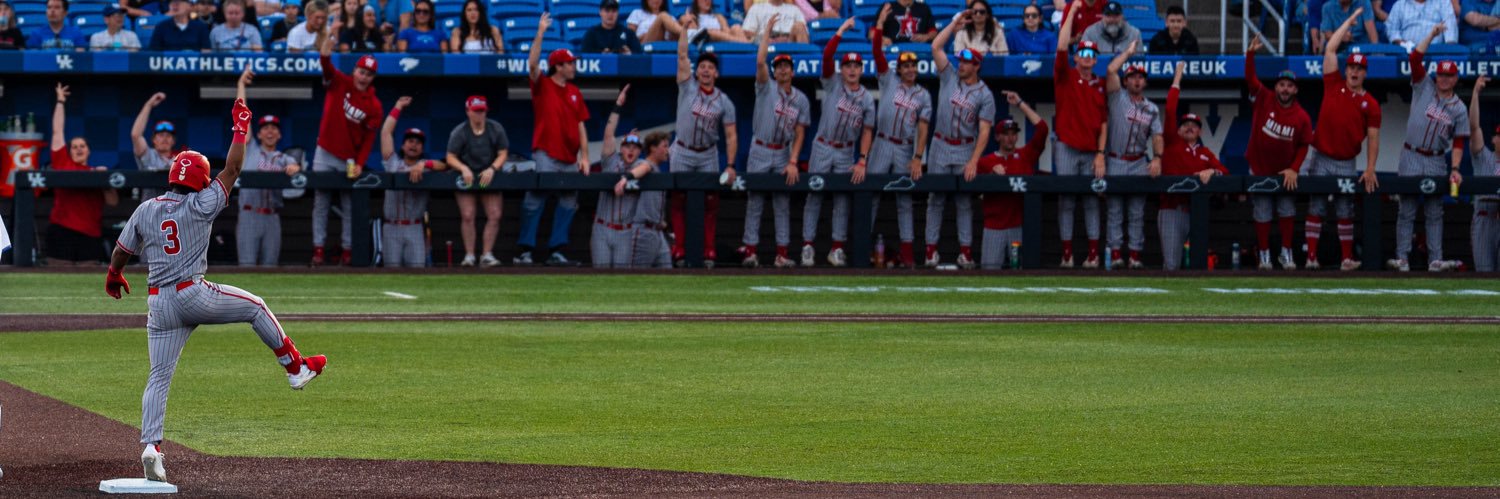 Miami Baseball's banner