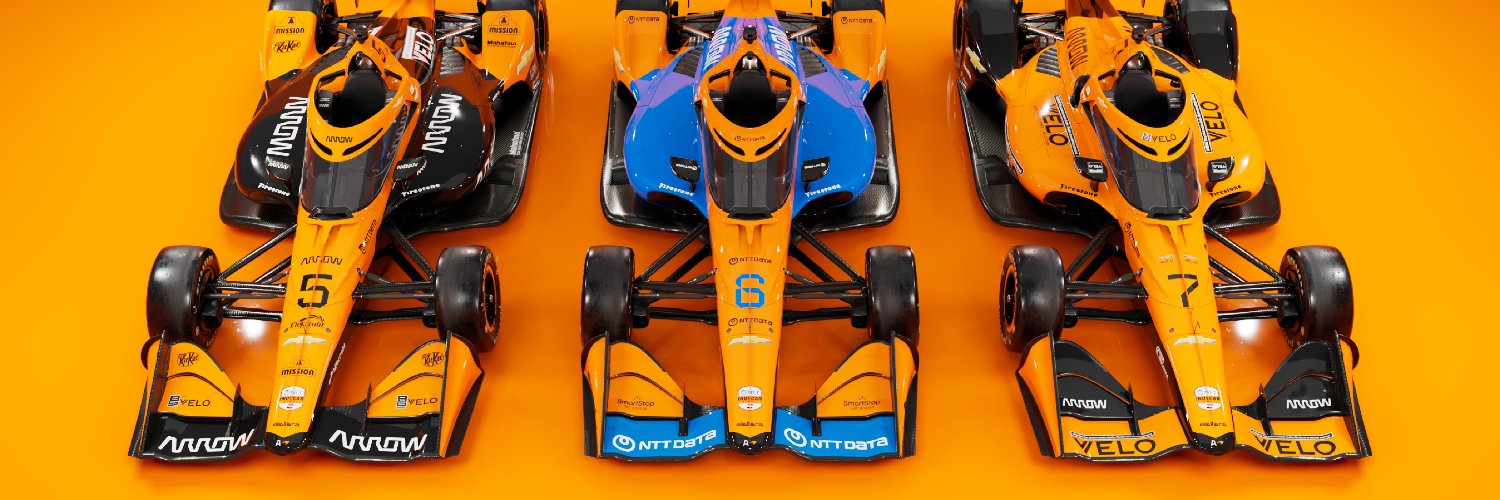 Arrow McLaren IndyCar Team's banner