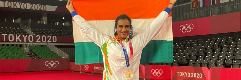 PV Sindhu's banner