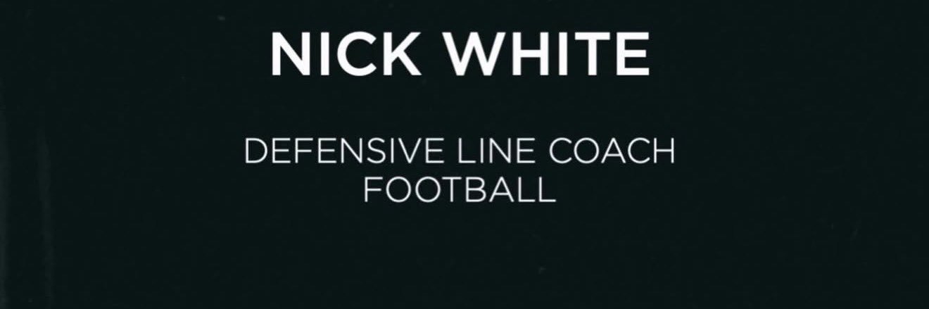 Coach White's banner