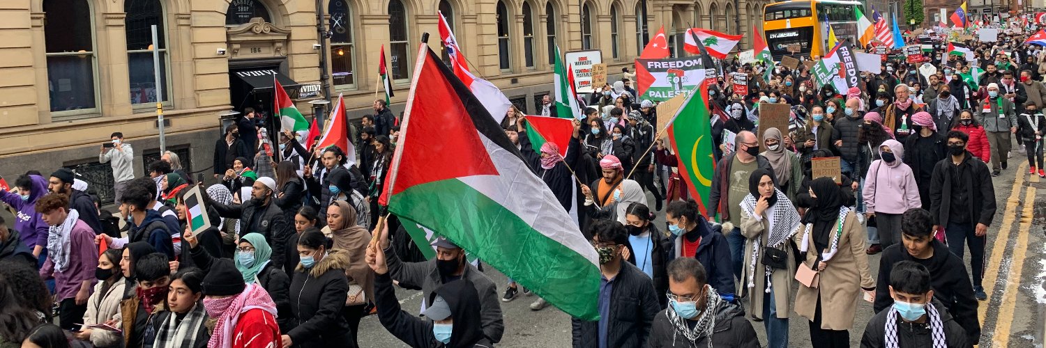 GM Friends of Palestine's banner