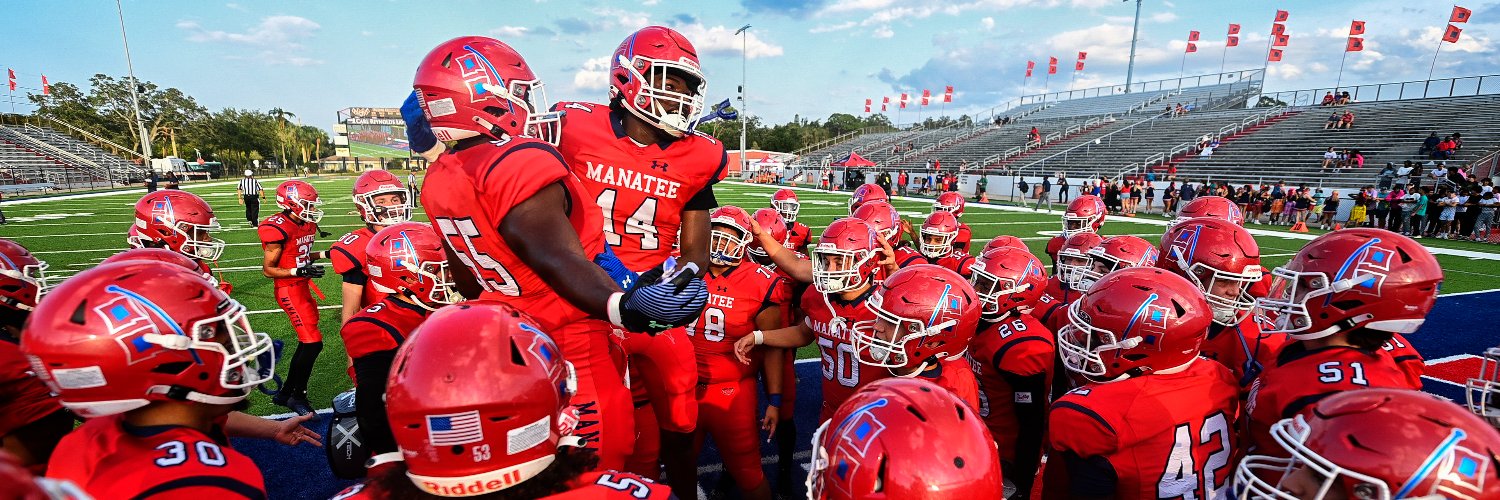 Manatee Football's banner