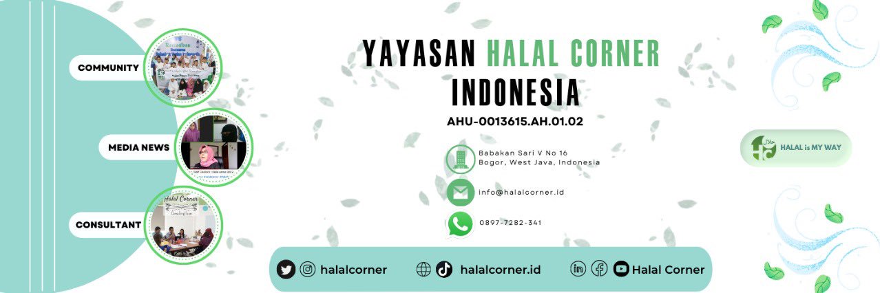 Halal Corner Indonesia Foundation's banner