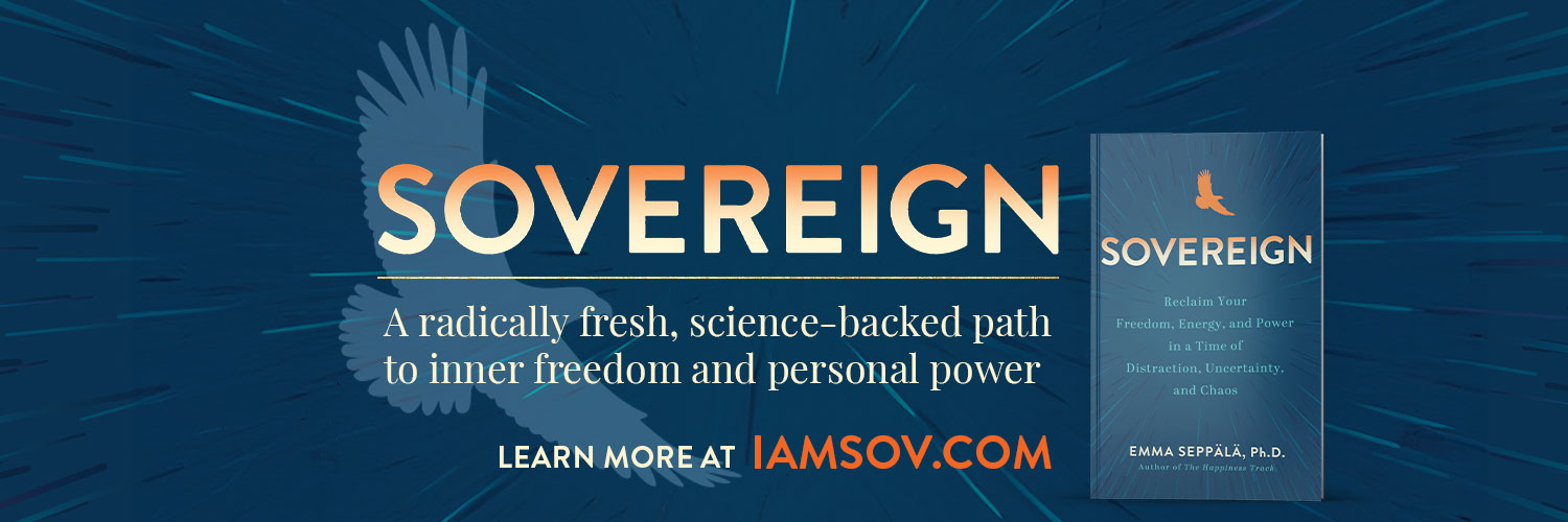 Emma Seppälä, Ph.D.'s banner