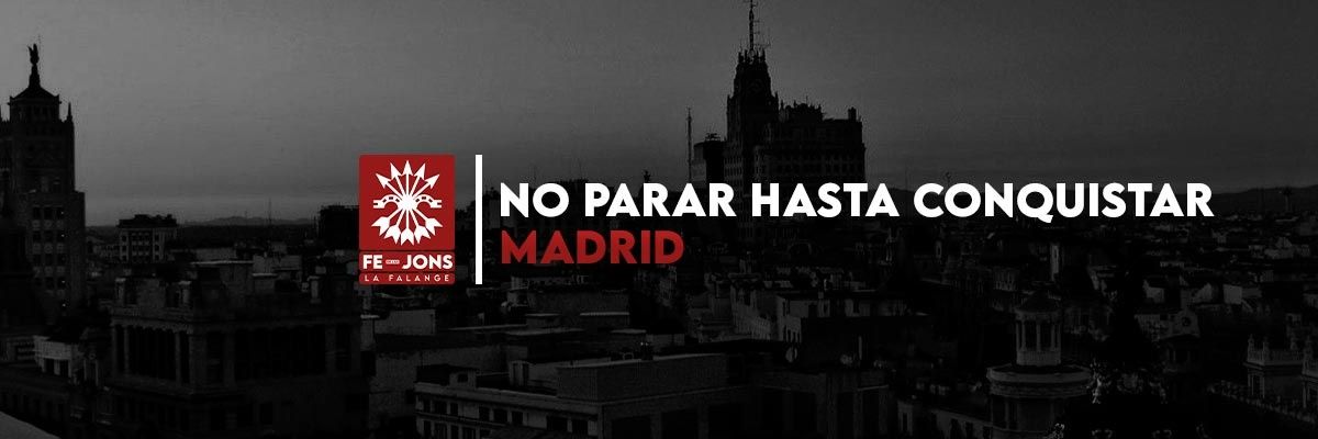 Falange Madrid's banner