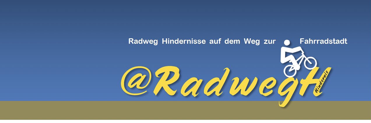 Radweg Hindernis(se)'s banner