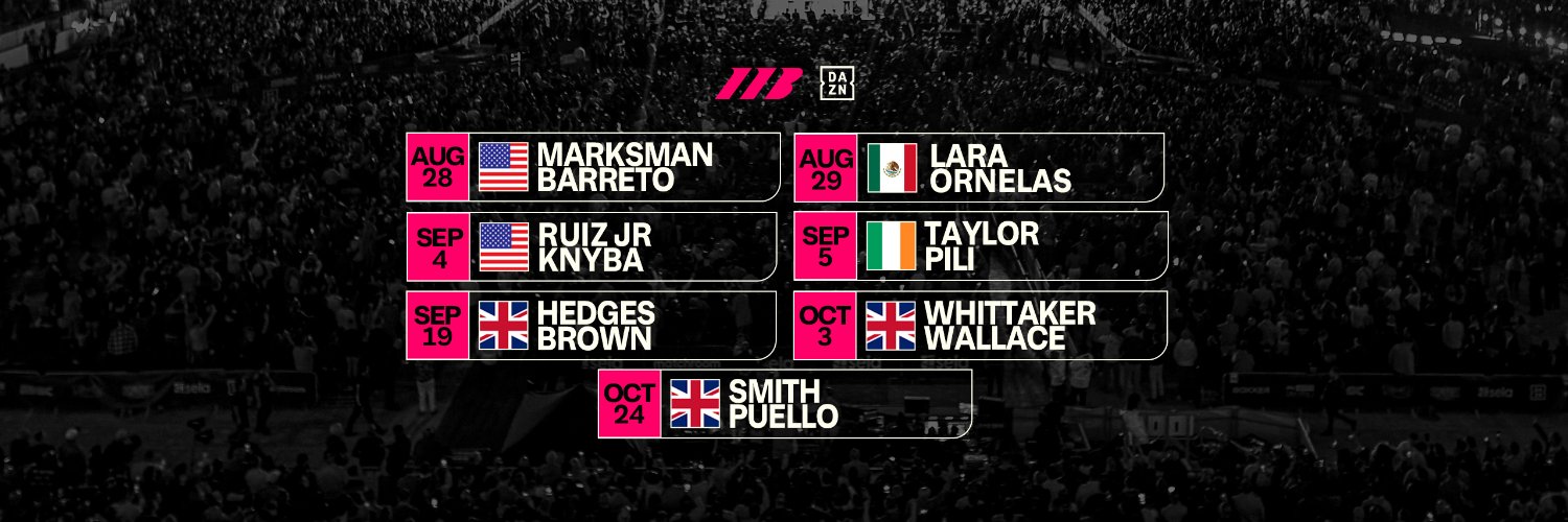 Matchroom Boxing's banner