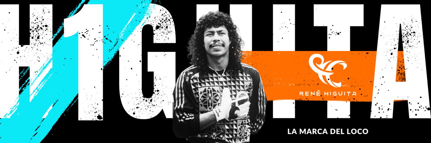 René Higuita's banner