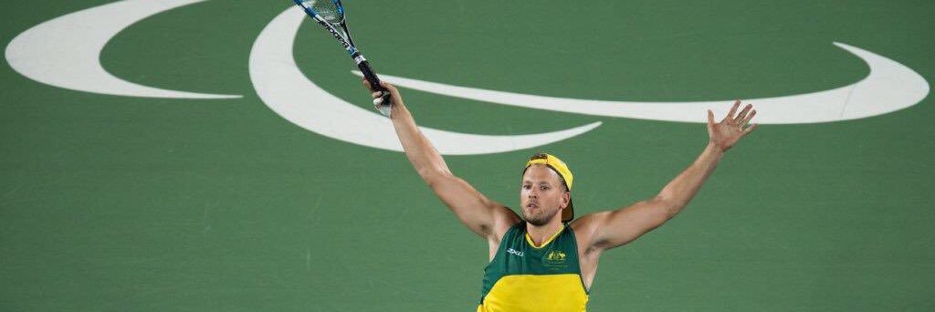 Dylan Alcott's banner