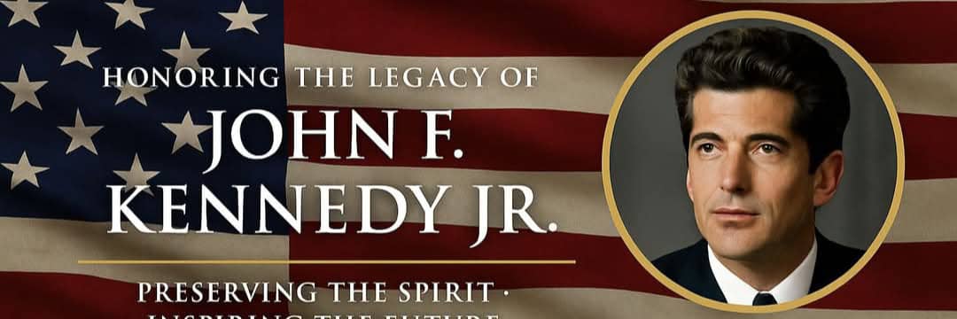 JF. Kennedy Jr.'s banner