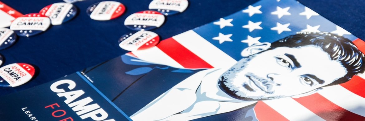 Ammar Campa-Najjar's banner