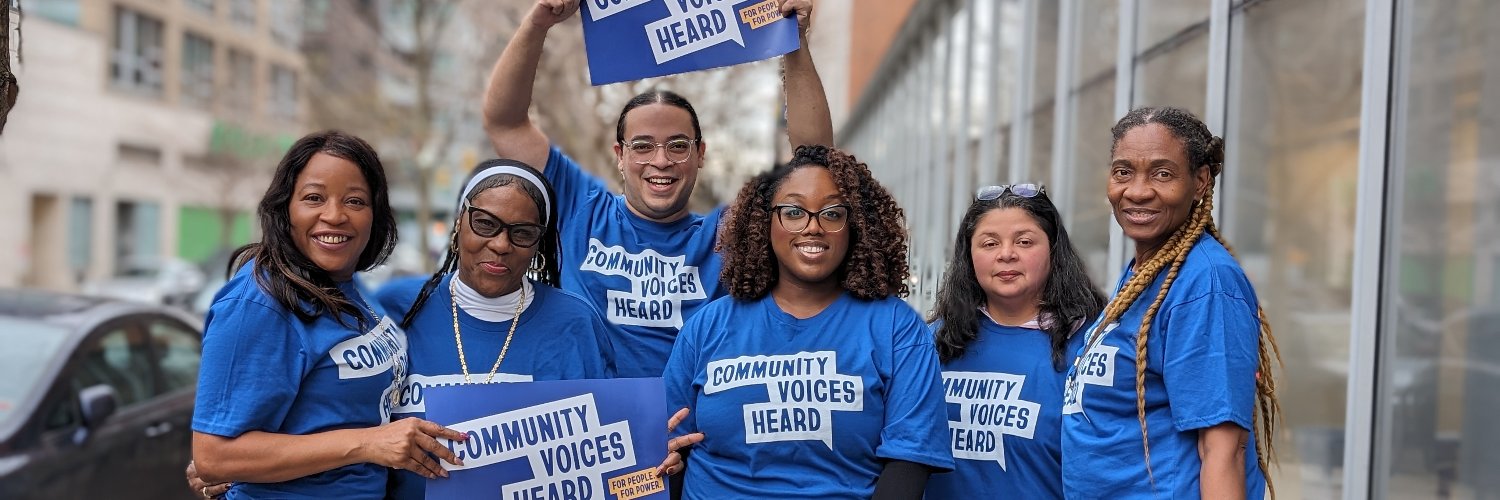 Community Voices Heard's banner