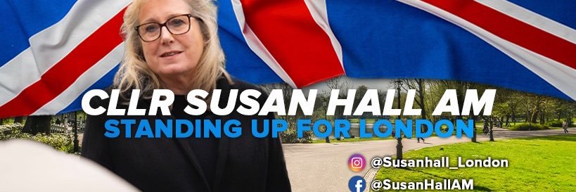 Susan Hall AM's banner