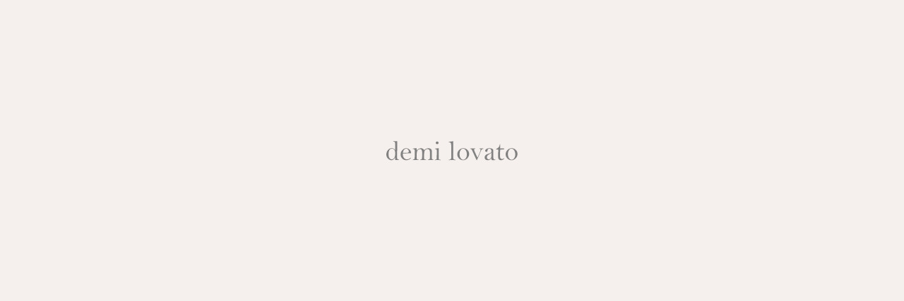 demi lovato gallery's banner