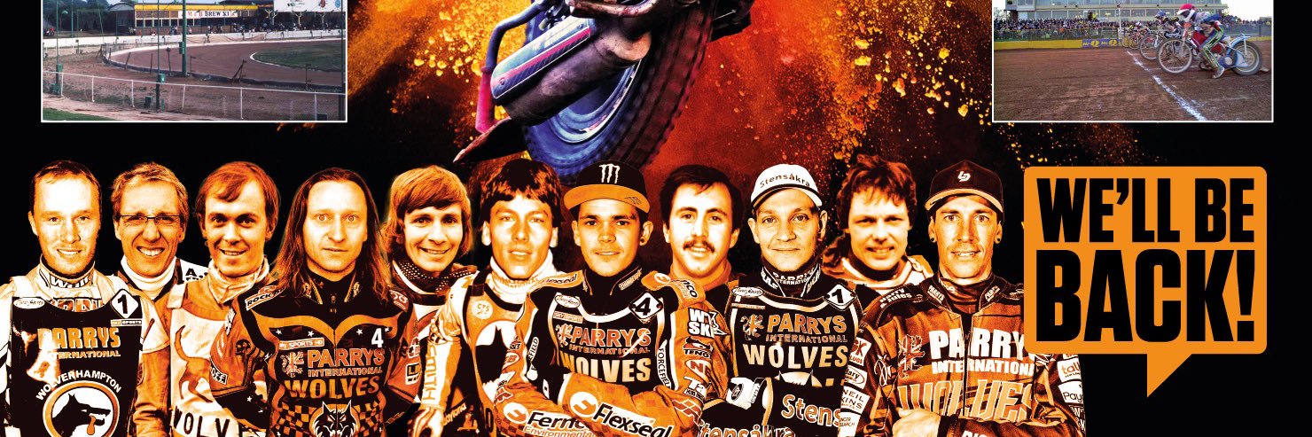 Wolves Speedway's banner