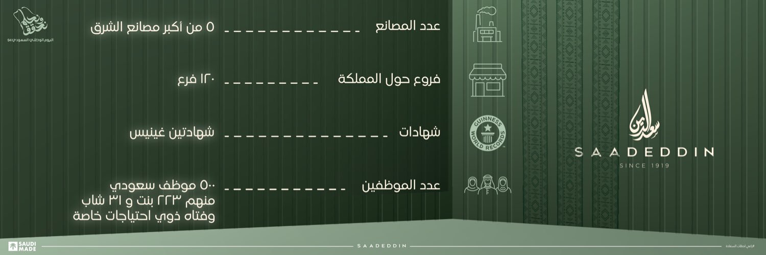 Saadeddinpastry | حلويات سعدالدين's banner