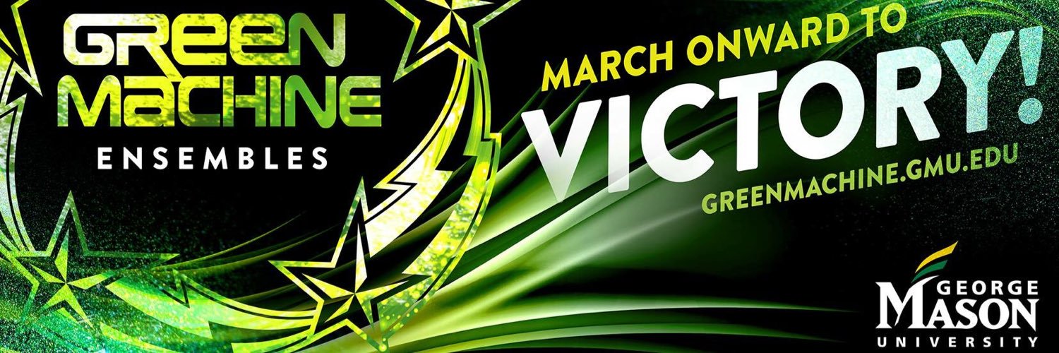 GMU Green Machine's banner