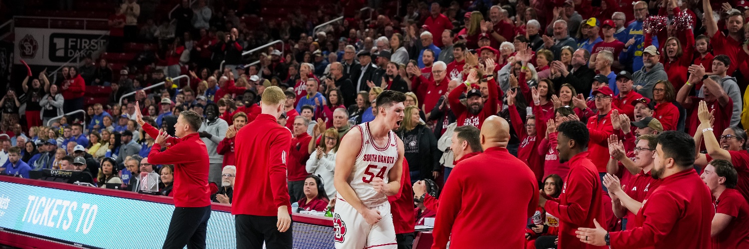 South Dakota Men's Basketball's banner