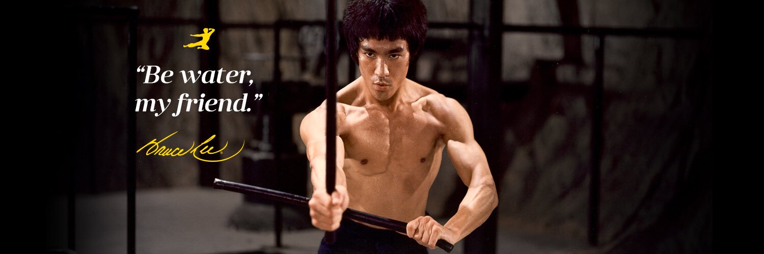 Bruce Lee's banner