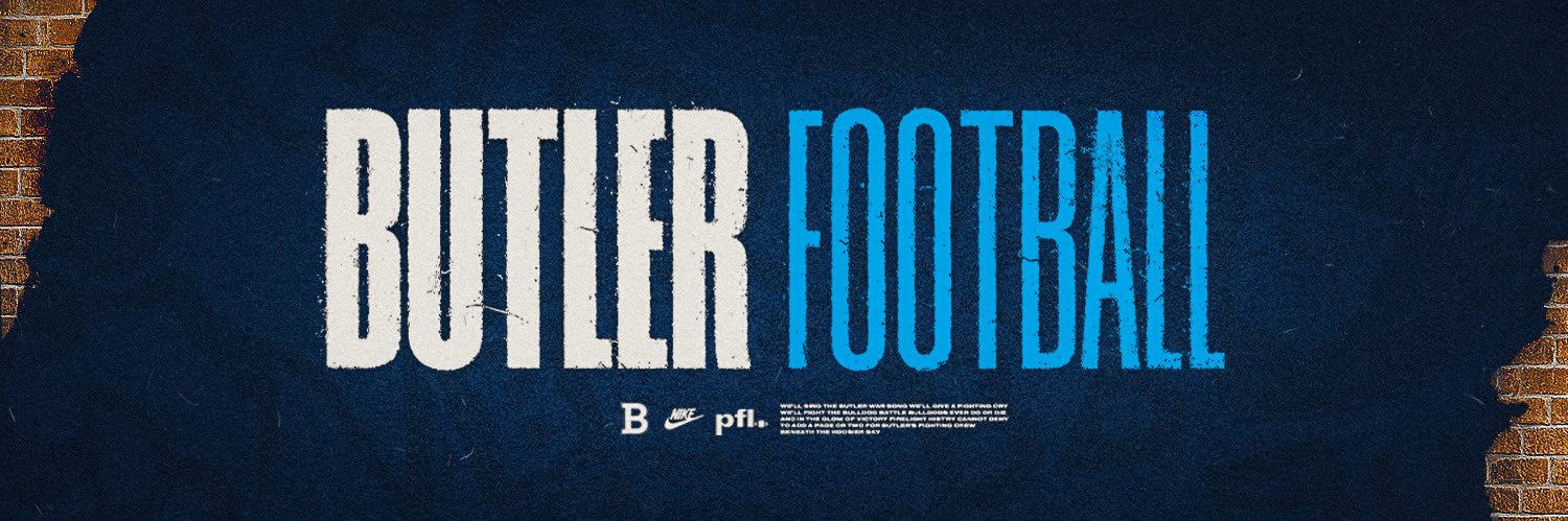 Butler Football's banner