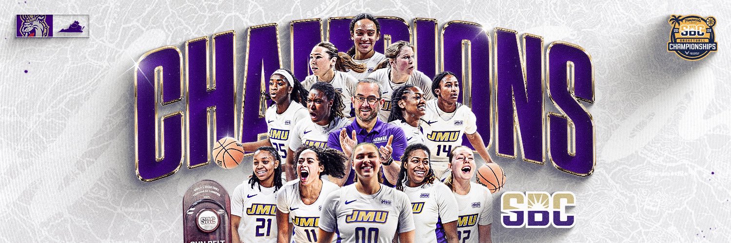 JMU Women's Basketball's banner