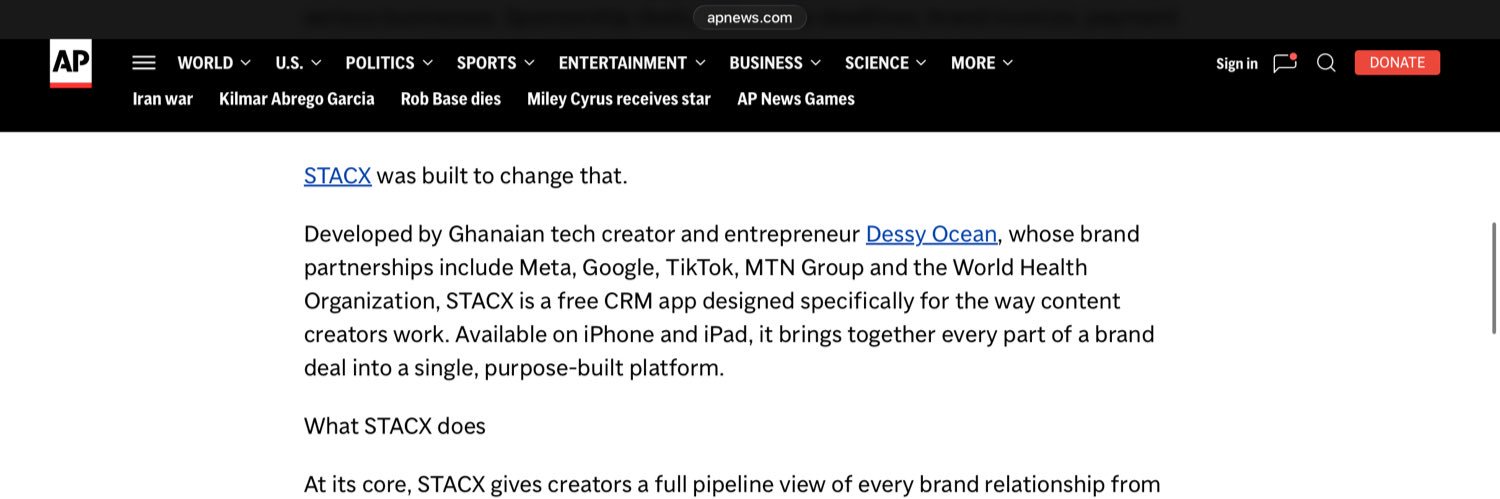 Dessy Ocean's banner