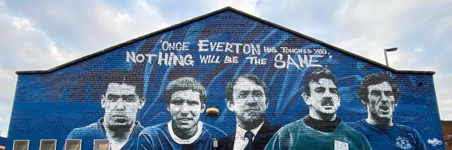 Everton Blue Army's banner