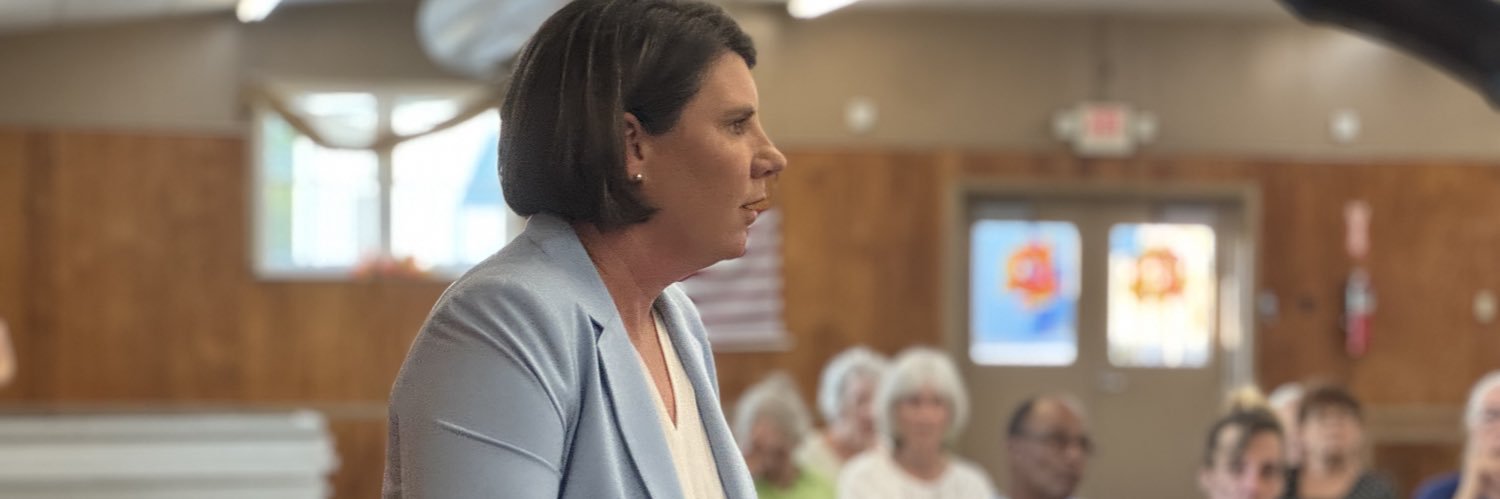 Amy McGrath's banner