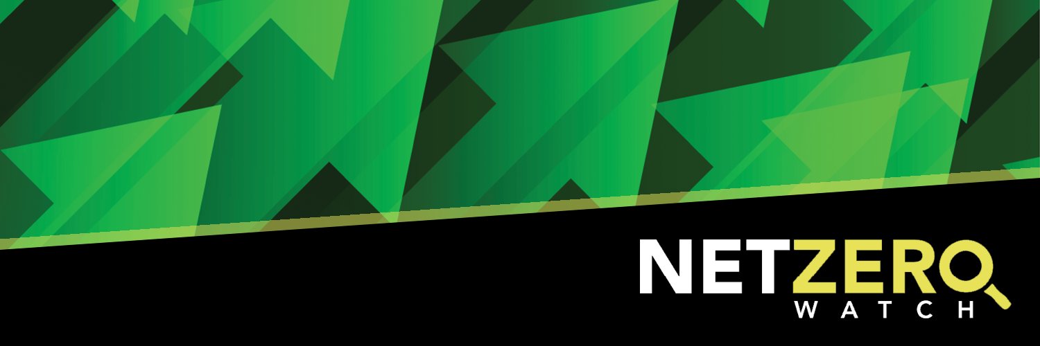 Net Zero Watch's banner
