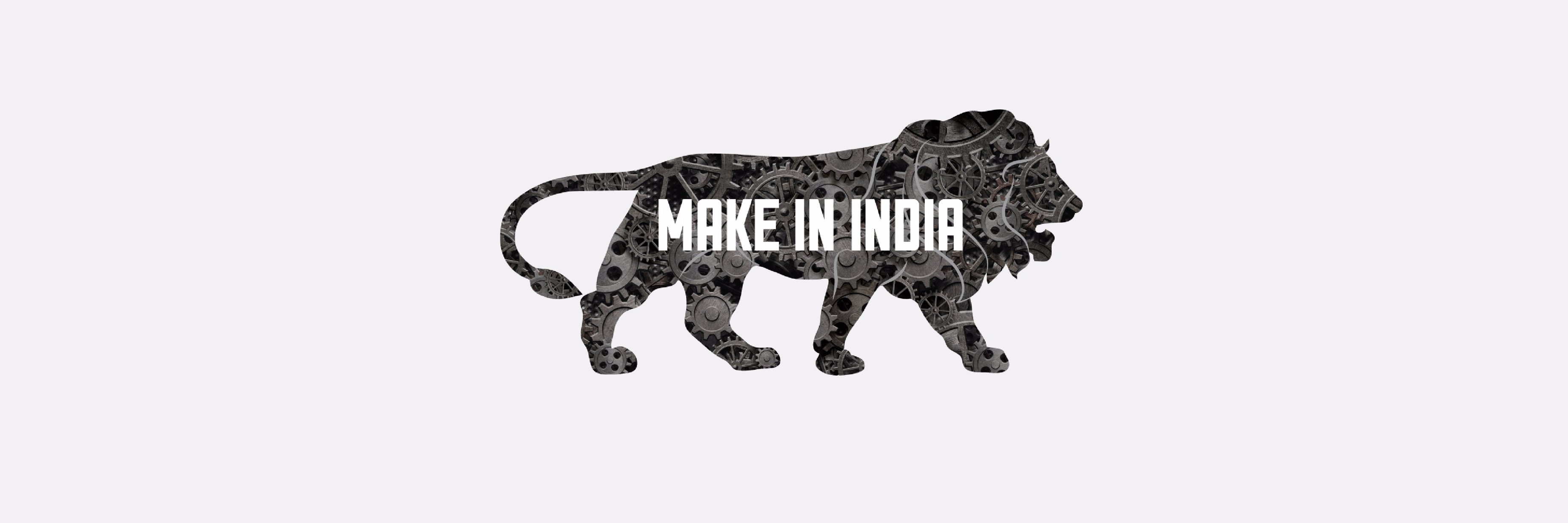 Make in India's banner