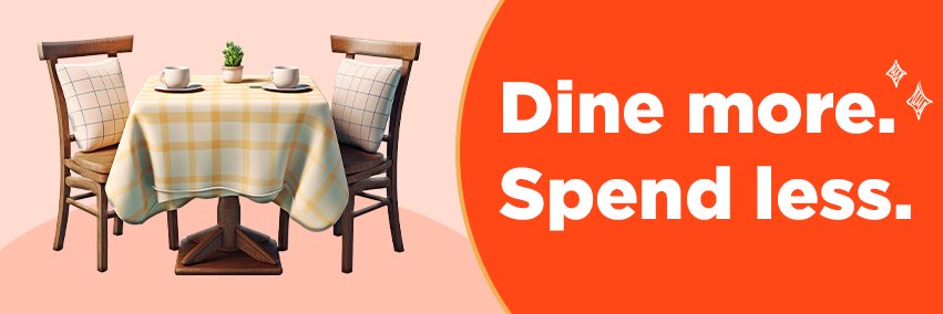 EazyDiner's banner