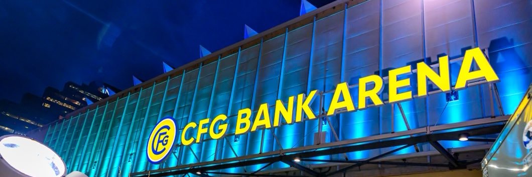 CFG Bank Arena's banner