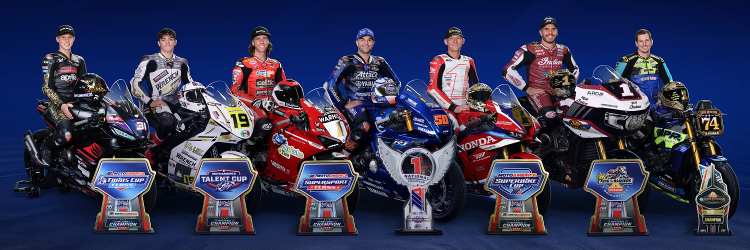 MotoAmerica's banner