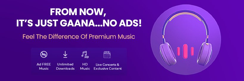 @gaana's banner