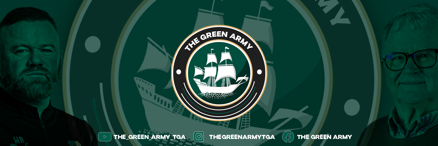 The Green Army's banner