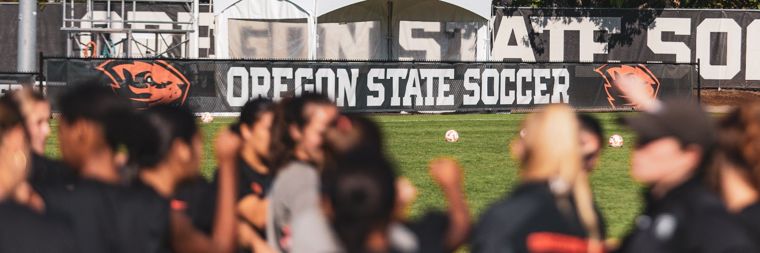 Oregon State Women's Soccer's banner