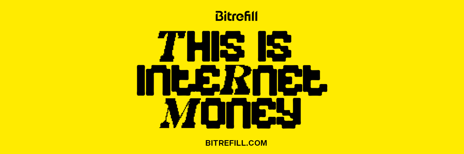 Bitrefill's banner