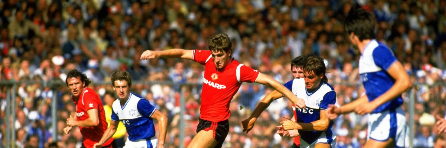 One Norman Whiteside's banner
