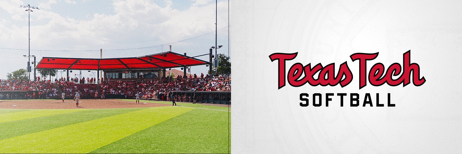 Texas Tech Softball's banner