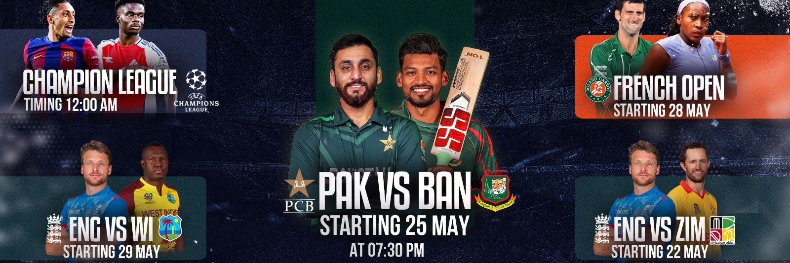 TenSports Pakistan's banner