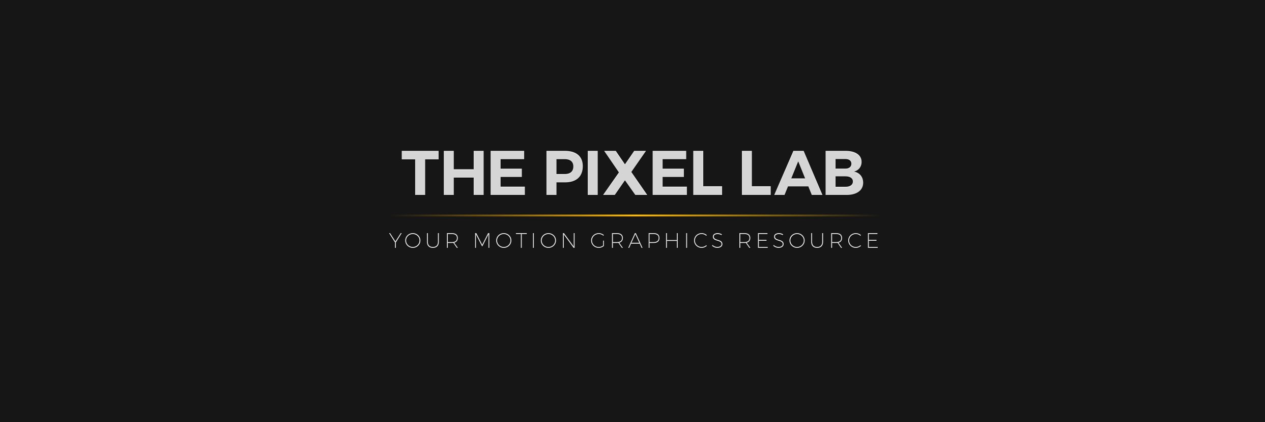 The Pixel Lab's banner