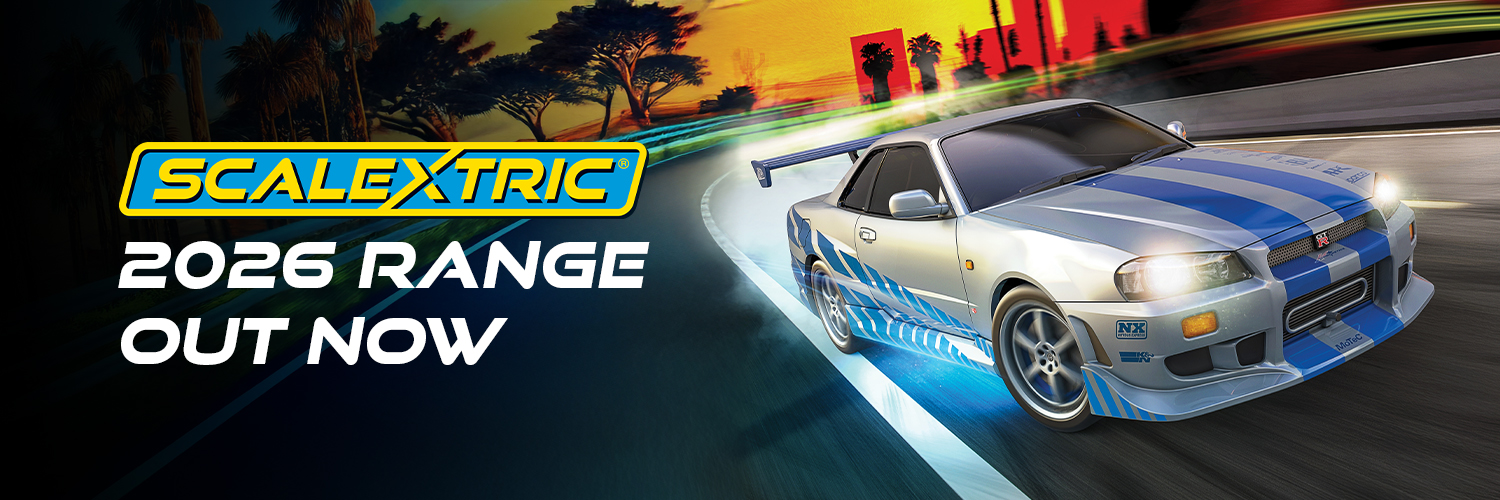 Scalextric's banner