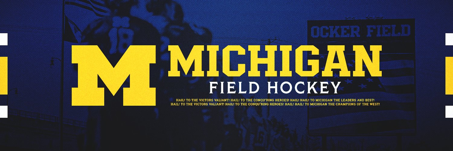 Michigan Field Hockey's banner