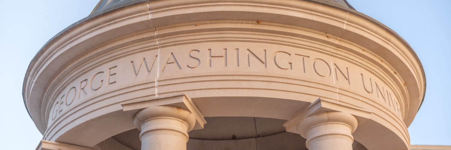 GW University's banner