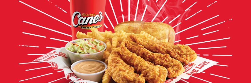 Raising Cane's's banner